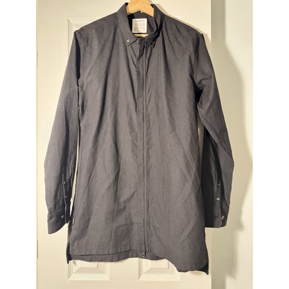 Fairplay All Is Fair Golf Jacket Full Zip Sz L Shacket Windbreaker Minimalist